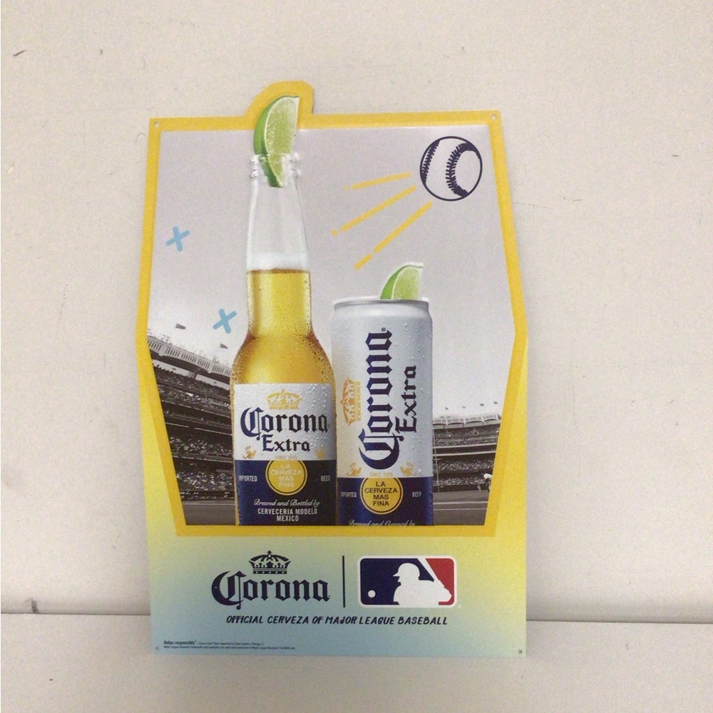 Corona Extra MLB Beer Metal tin Sign